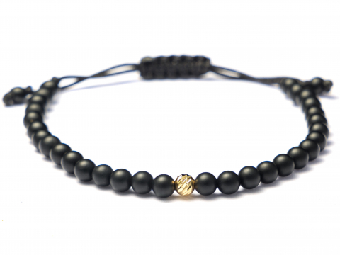 Bratara cu bile aur 14k - EA - Bratara bile aur 14k
