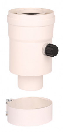 Mufe - Adaptor vertical evacuare centrala termica in condensare Ariston diametru 60/100