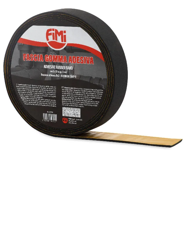 Produse profesionale Fimi - Banda adeziva neagra din cauciuc 5cm*10m