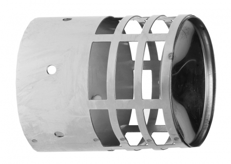 Accesorii sisteme evacuare centrale - Grila inox monotub pentru evacuare gaze arse centrale termice