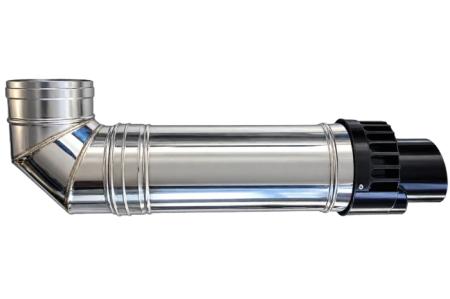 Tuburi pp-all - Kit terminal evacuare orizontala pentru centrala termica in condensare diametru 100/150
