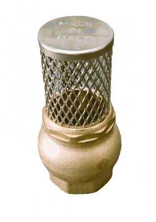 Supape - Sorb cu supapa din alama si filtru inox 1" Europa