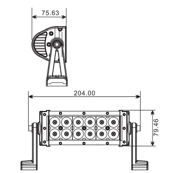 Sifam - Reflector ATV 12 LED - 36 W 2160Lum, Epistar [3]