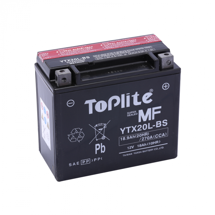 TOPLITE (YUASA) - Acumulator fara intretinere YTX20L-BS [1]