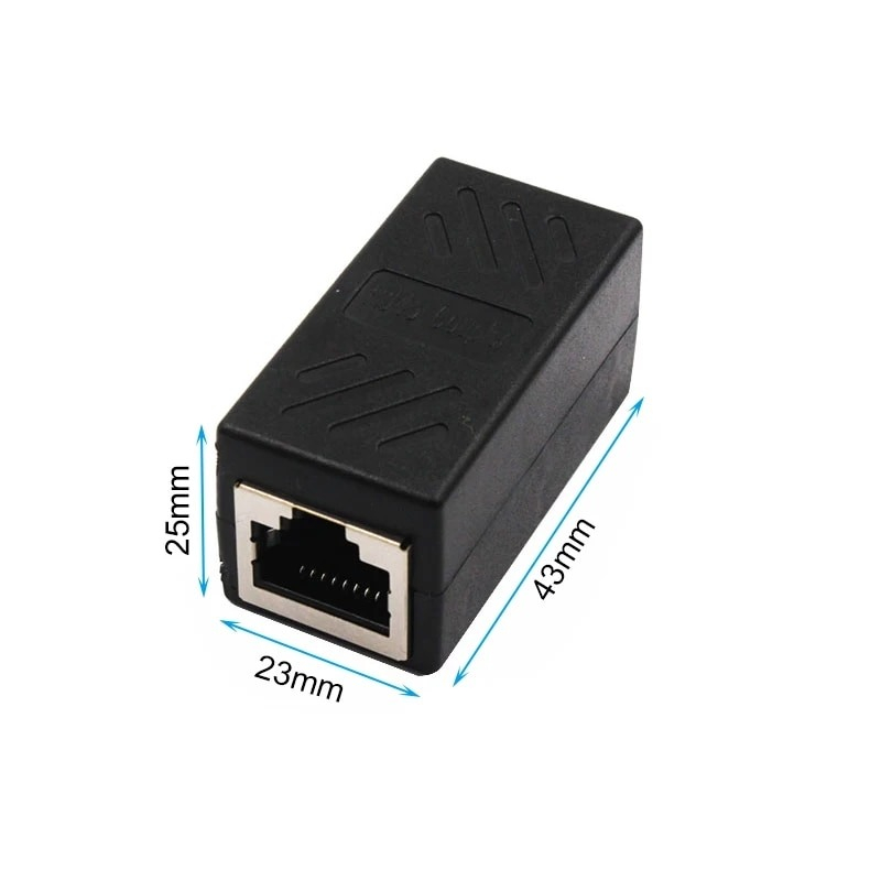 Adaptor prelungitor RJ45, mama-mama, cuplor Enthernet RJ45, UTP [3]