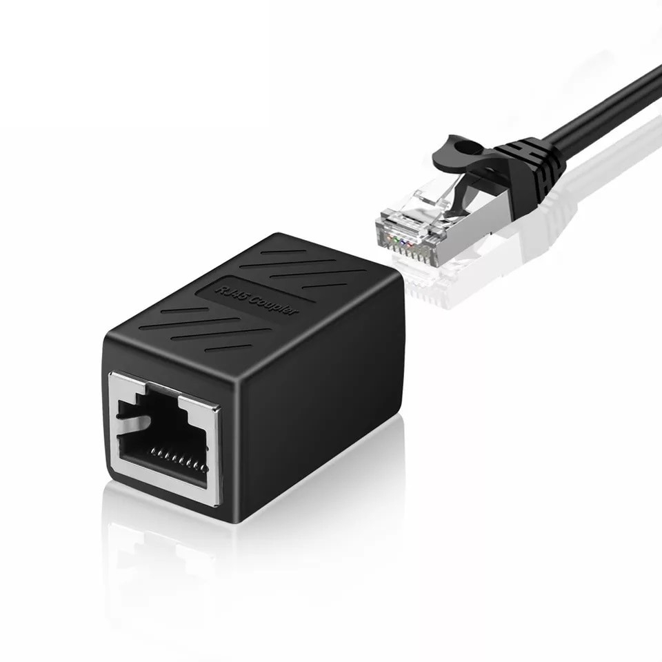 Adaptor prelungitor RJ45, mama-mama, cuplor Enthernet RJ45, UTP [2]