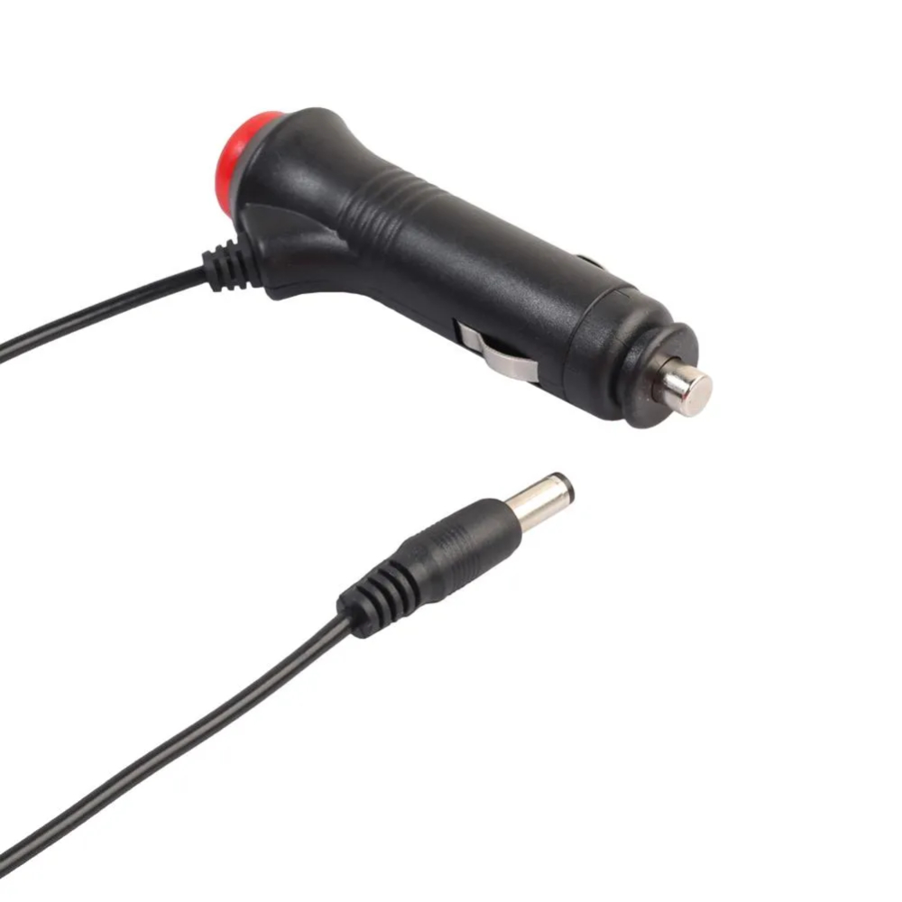 Cablu alimentare bricheta auto tata la DC 5.5x2.1mm tata, cu intrerupator, 48cm [2]
