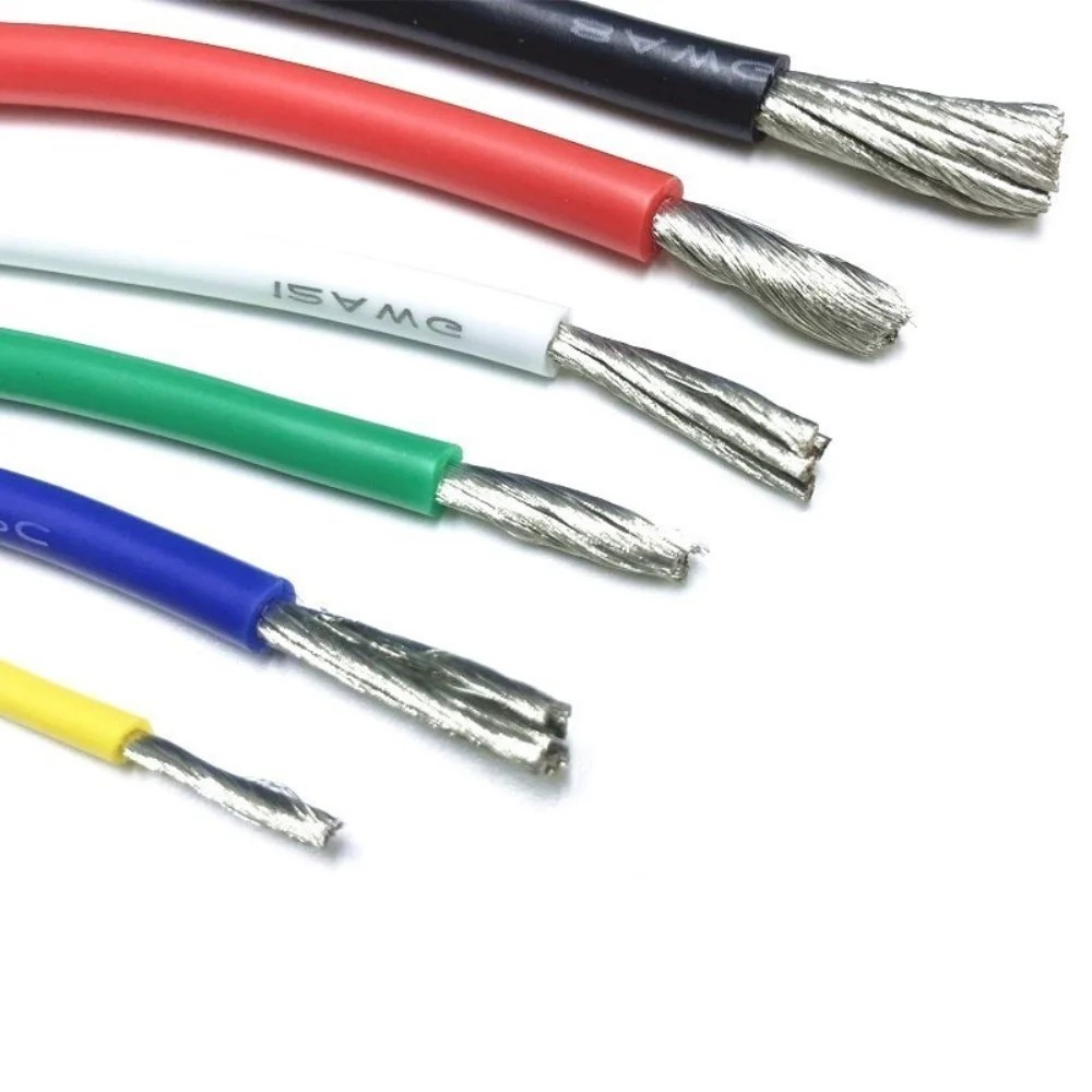 Cablu rosu 24AWG silicon, rezistent la caldura, 1.6mm, 5m [3]