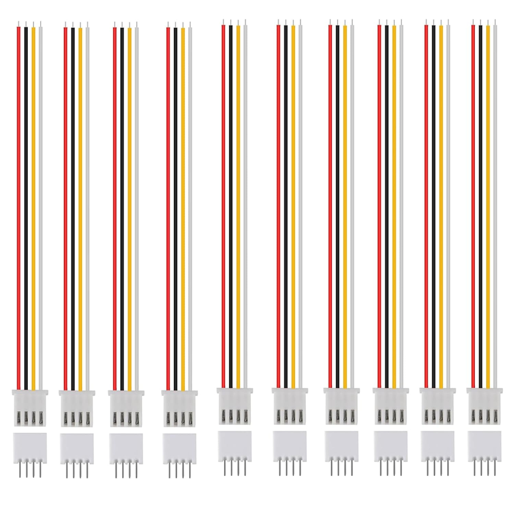 Cablu XH2.54 4P 26AWG pentru balansare acumulatori 3S, mufa mama-tata, 20cm [3]