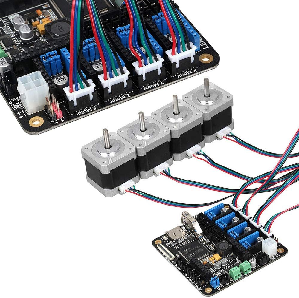 Cablu XH2.54 pentru motor pas cu pas NEMA17, 1m, conectori negru si alb [6]