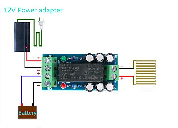 Comutator automat baterie XH-M350, back-up la caderea curentului electric [3]