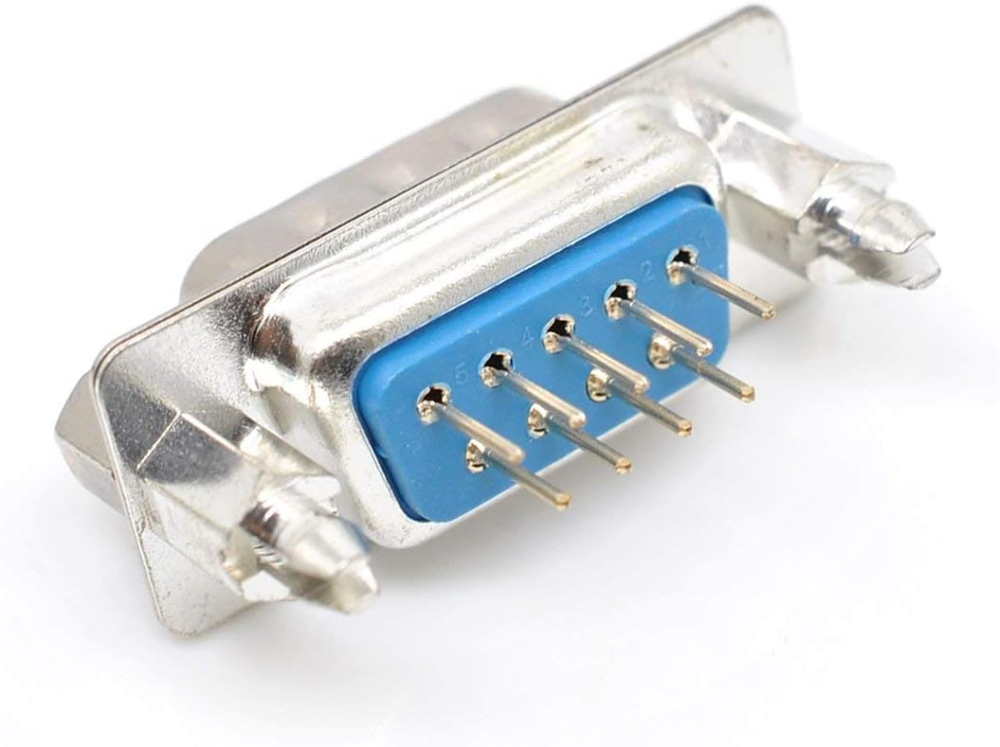 Conector D-SUB DB9 mama RS232, 9 pini, THT drept, pentru PCB [2]