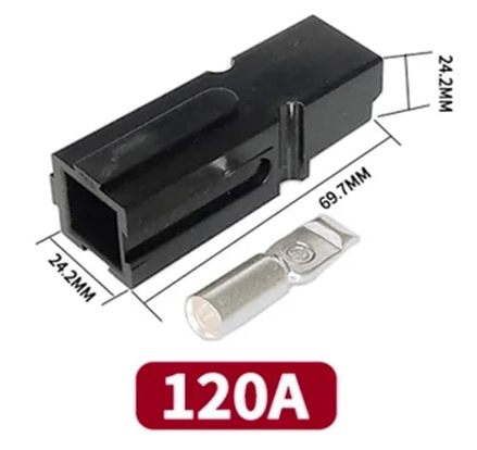 Conector de mare putere Anderson monopolar 600V 120A [9]