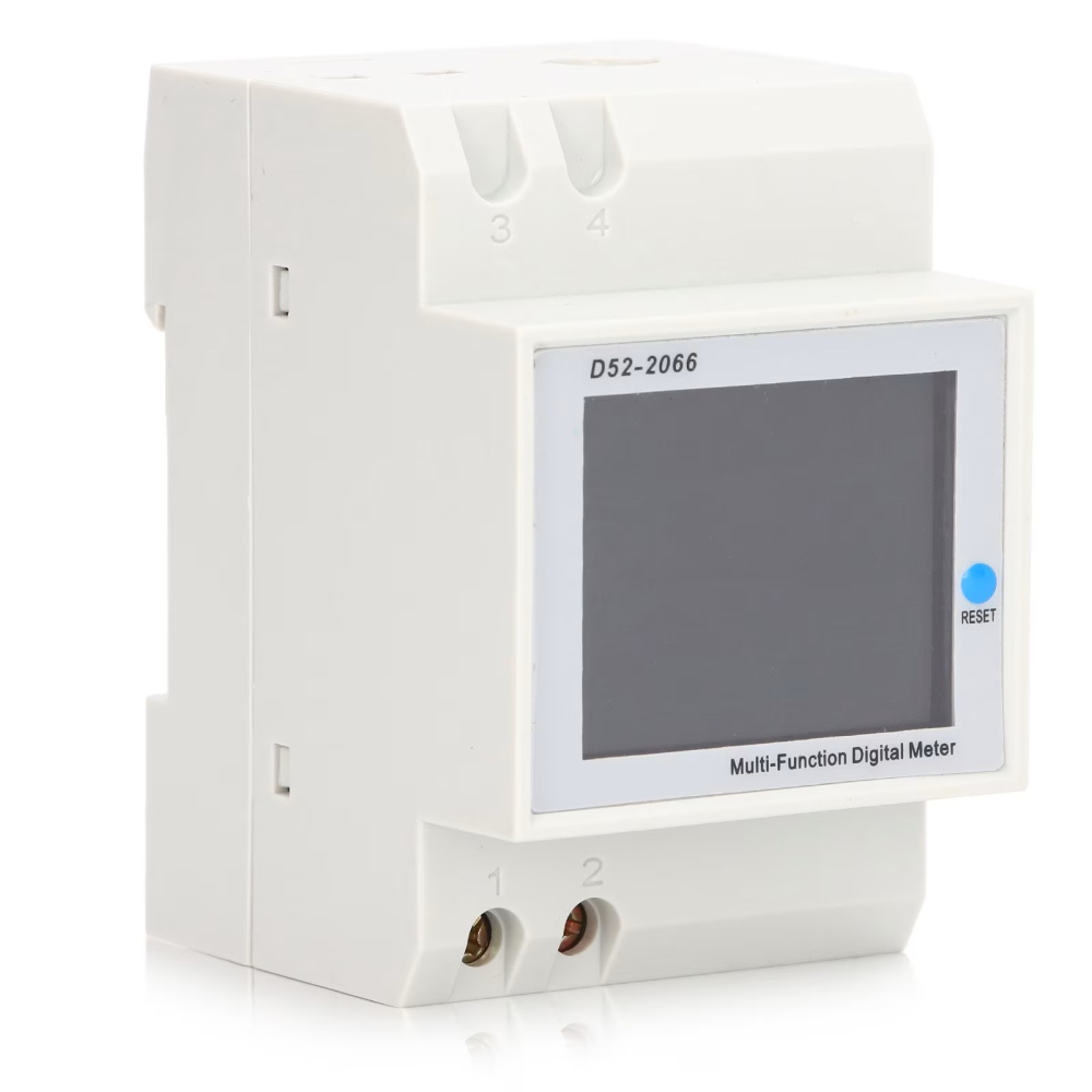 Contor energie electrica D52-2066 LCD color, 40-300V, 100A 99999kwh [7]