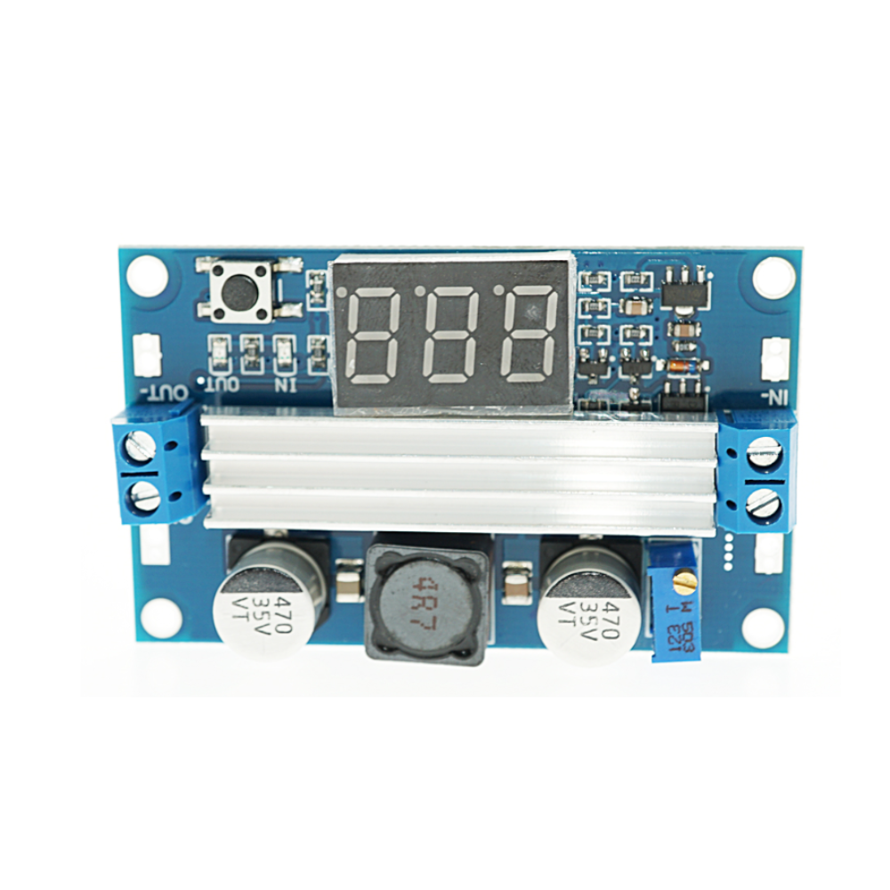 Convertor DC-DC step-up 100W, 3-35V la 3.5-35V, 6A, cu afisaj LED [3]