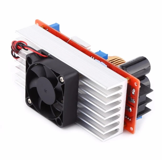 Convertor DC-DC step-up 1500W, 10-60V la 12-90V, cu ventilator​​​​​​​ [2]