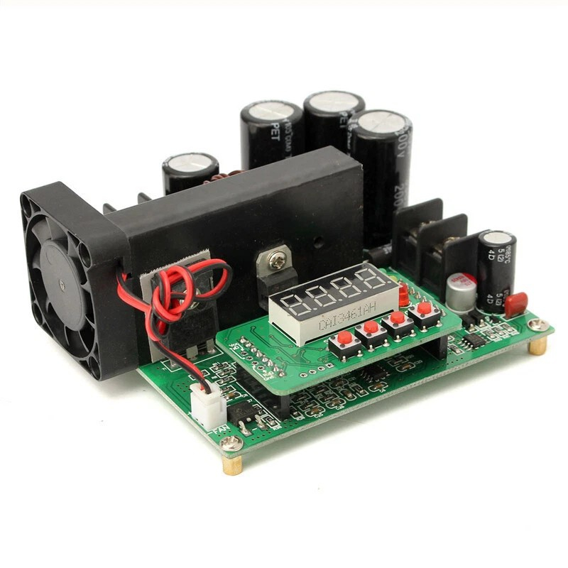 Convertor DC-DC step-up BST-900W, 8-60V la 10-120V, 15A, CC/CV, cu afisaj LED​​​​​​​ [5]