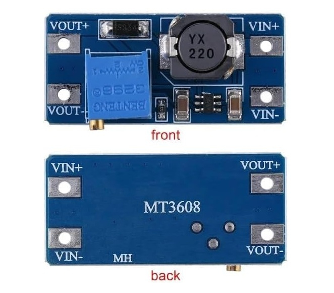 Convertor DC-DC step-up MT3608, 2-24V la 5-28V, 2A​​​​​​​ [2]