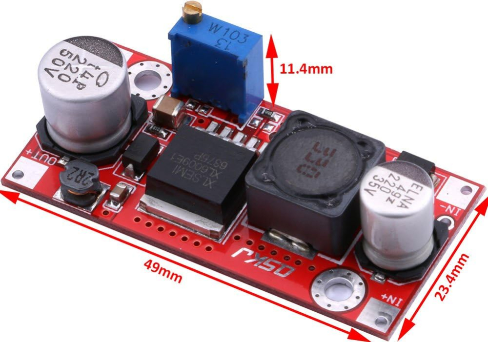 Convertor DC-DC step-up XL6009, 5-32V la 5-50V [3]