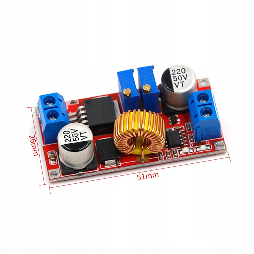 Convertor step-down XL4015 5A 75W, 5-32V la 0.8-30V, reglaj tensiune si curent, ajustabil [5]