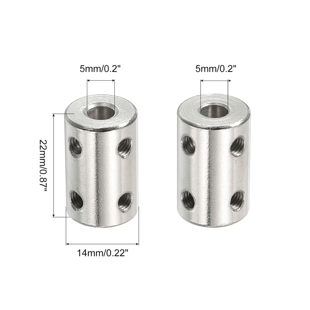 Cuplaj fix de la 5mm la 5mm pentru motoare [3]