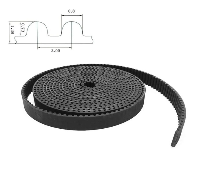Curea GT2, 6mm imprimanta 3D, lungime 1m [3]