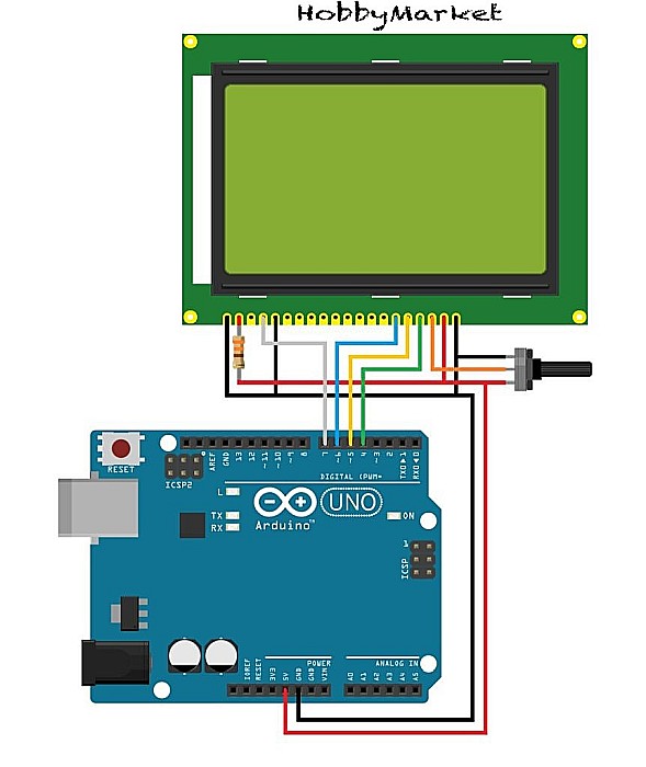 Display LCD 12864 (128x64) Verde 5V [2]