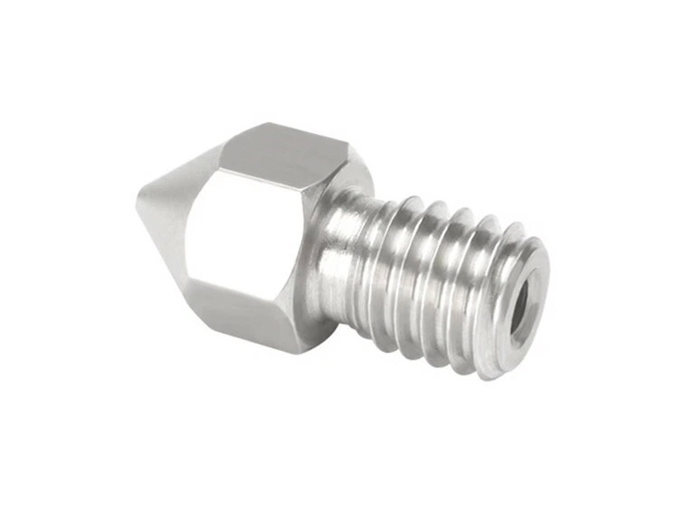 Duza imprimanta 3D MK8, 0.2mm, filament 1.75mm, filet M6, hexagon 7mm, otel inoxidabil [2]