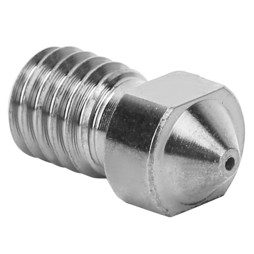 Duza imprimanta 3D V6, 0.3mm, filament 1.75mm, filet M6, hexagon 7mm, otel inoxidabil [2]