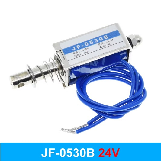 Electromagnet de tragere JF-0530B 24V, 5N, cursa 10mm [4]
