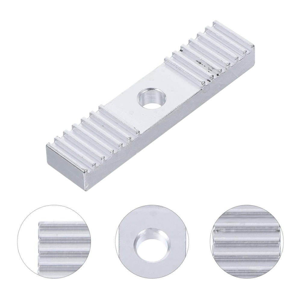 Element prindere curea GT2 6mm, aluminiu, 9x40mm, pentru curea deschisa [2]