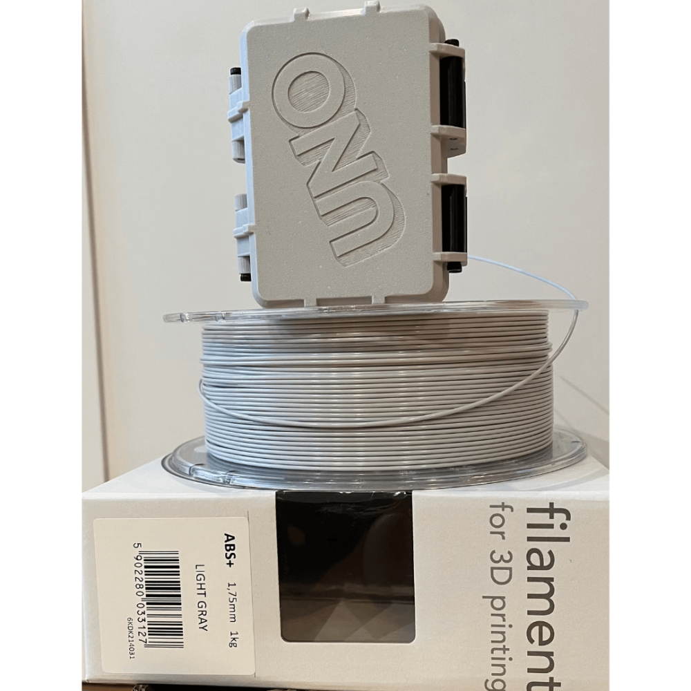 Filament ABS+ gri deschis 1.75mm, 0.8kg, Devil Design, imprimantă 3D [2]