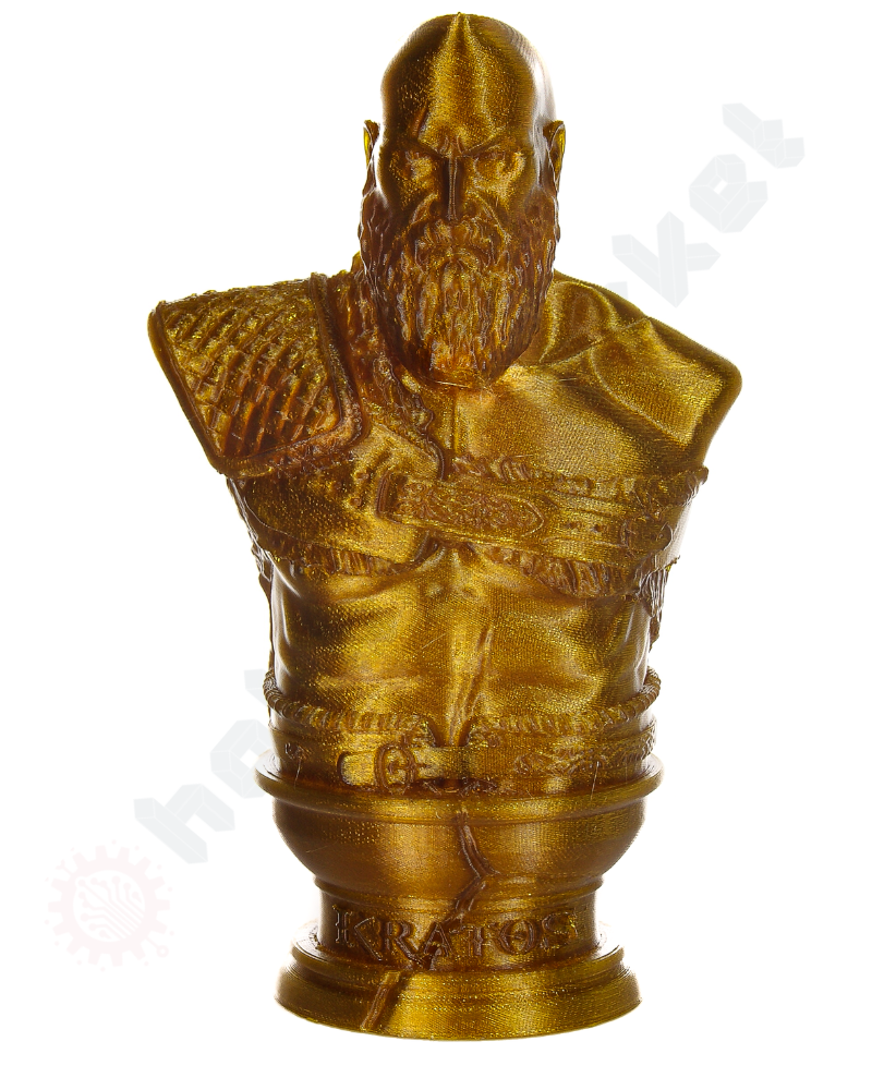 Filament PETG chihlimbar transparent (Amber transparent), 1.75mm, 1kg, Devil Design, imprimantă 3D [3]