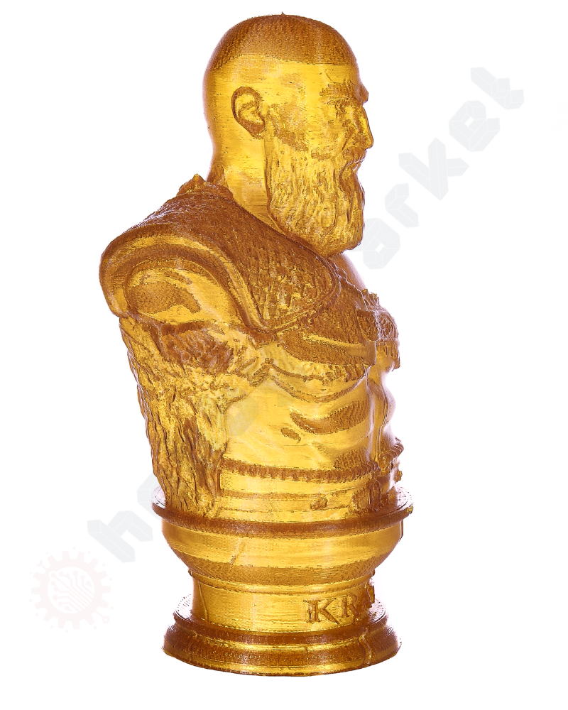 Filament PETG chihlimbar transparent (Amber transparent), 1.75mm, 1kg, Devil Design, imprimantă 3D [6]