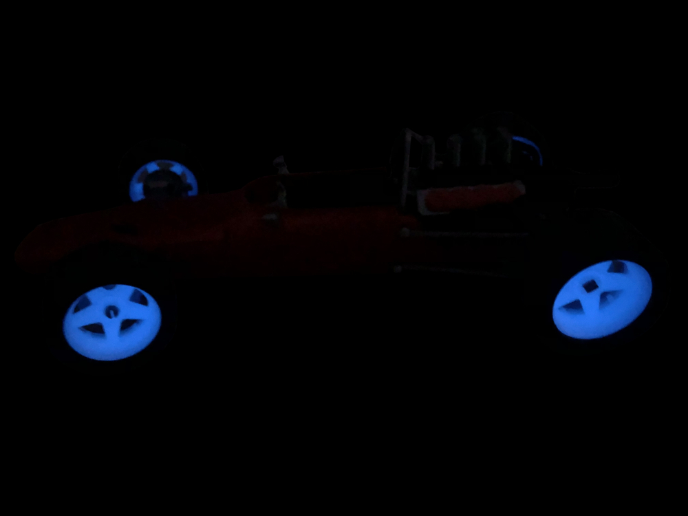 Filament PLA fosforescent albastru 1.75mm, 1 kg, Devil Design, imprimantă 3D [5]