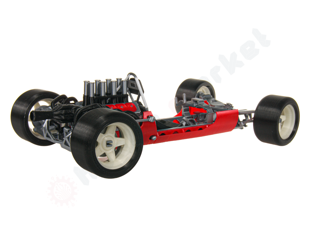 Filament PLA fosforescent albastru 1.75mm, 1 kg, Devil Design, imprimantă 3D [4]