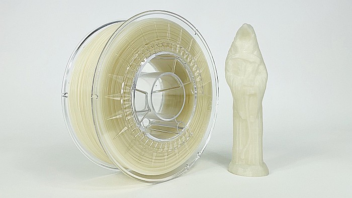 Filament PLA fosforescent albastru 1.75mm, 0.33kg, Devil Design [2]