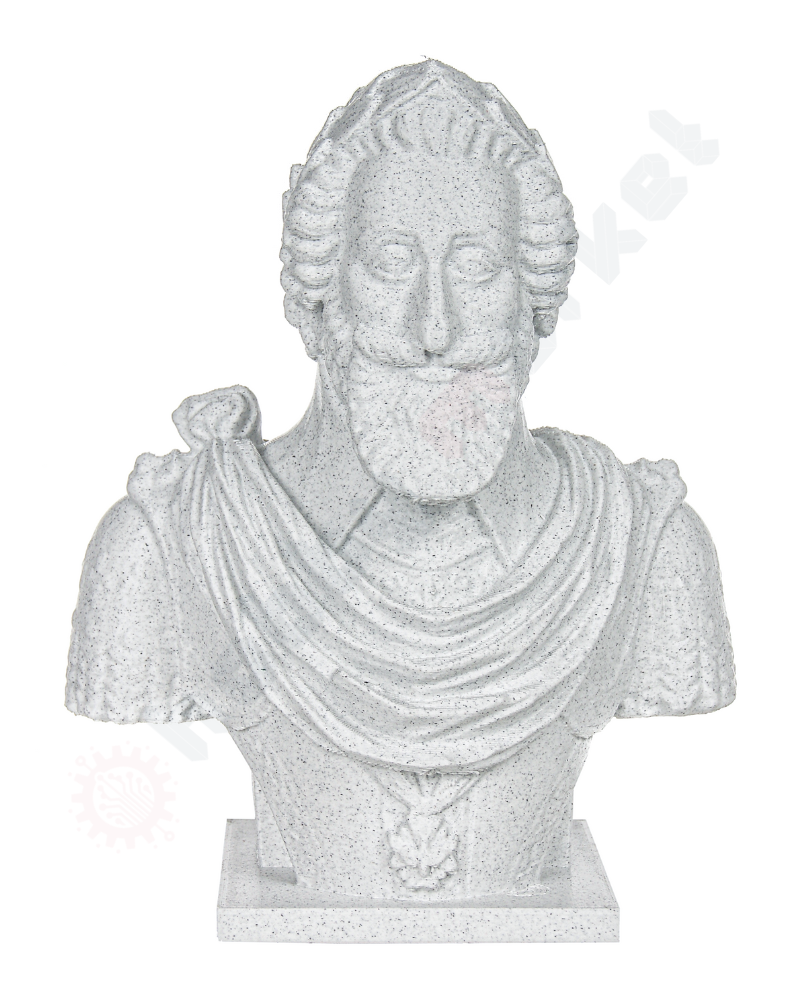 Filament PLA gri marmură deschis (Marble Light) 1.75mm, 1kg, Devil Design, imprimantă 3D [6]