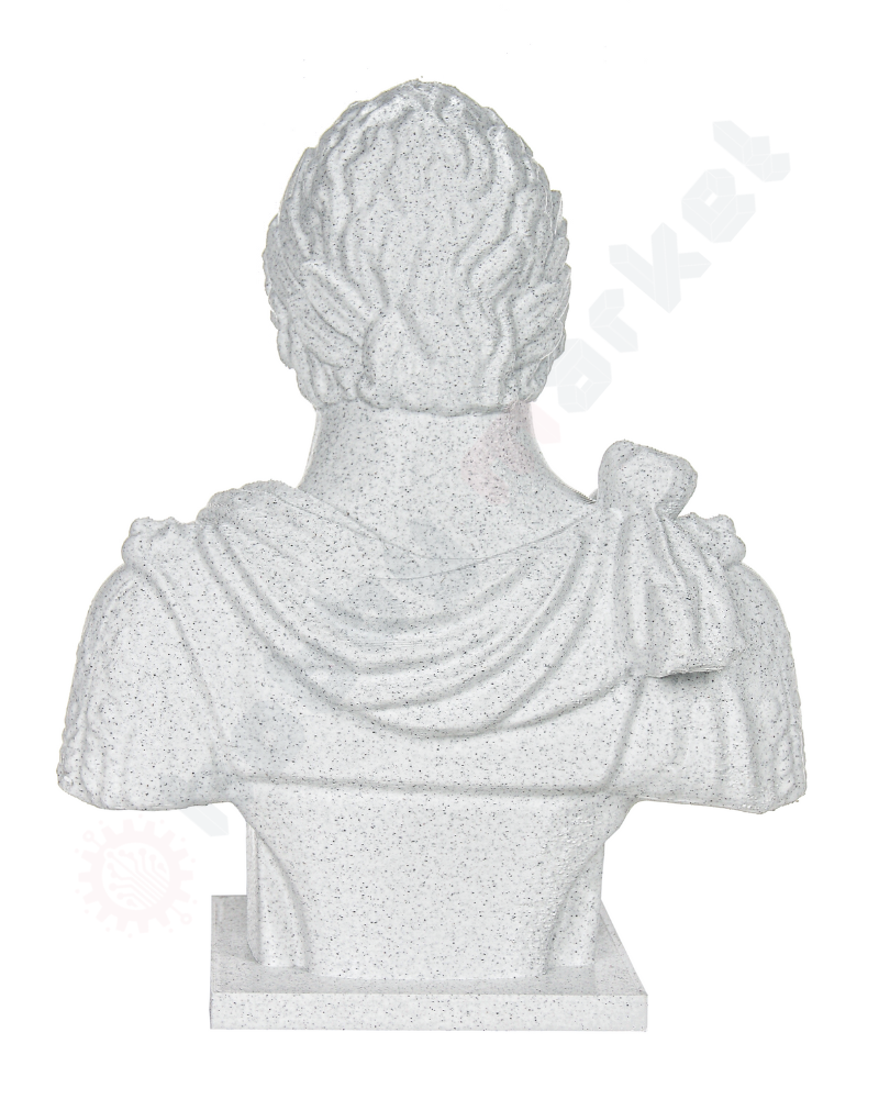 Filament PLA gri marmură deschis (Marble Light) 1.75mm, 1kg, Devil Design, imprimantă 3D [7]