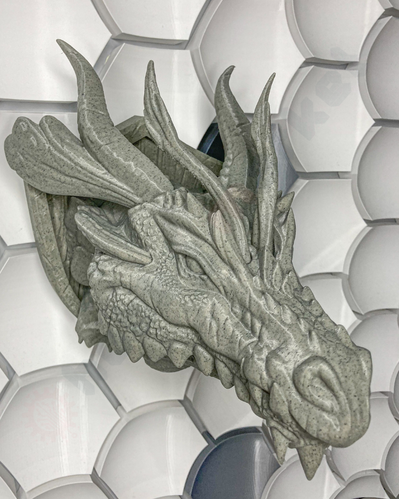 Filament PLA gri marmură închis 1.75mm, 1kg, Devil Design, imprimantă 3D [2]