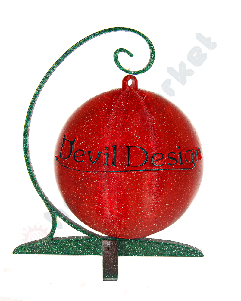 Filament PLA roșu Galaxy 1.75mm, 1kg, Devil Design, imprimantă 3D [3]