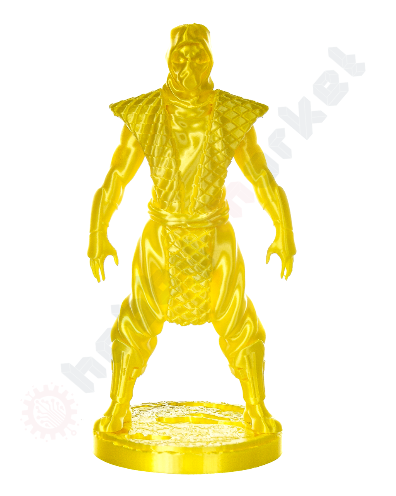 Filament SILK galben aprins, 1.75mm, 0.33kg, Devil Design, imprimantă 3D [3]