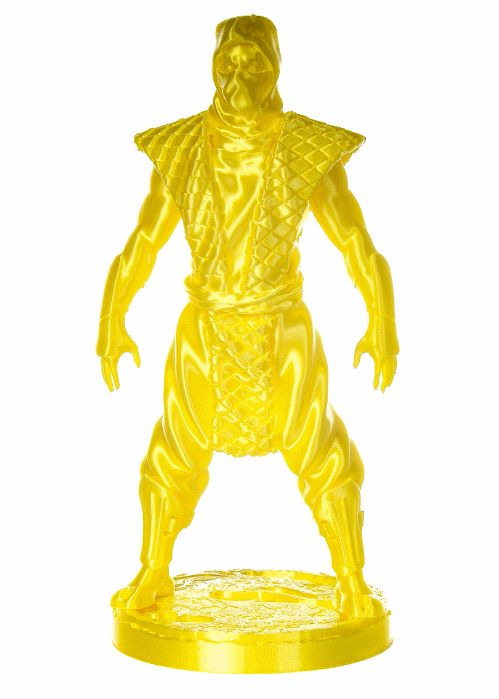 Filament SILK galben aprins, 1.75mm, 0.33kg, Devil Design, imprimantă 3D [2]