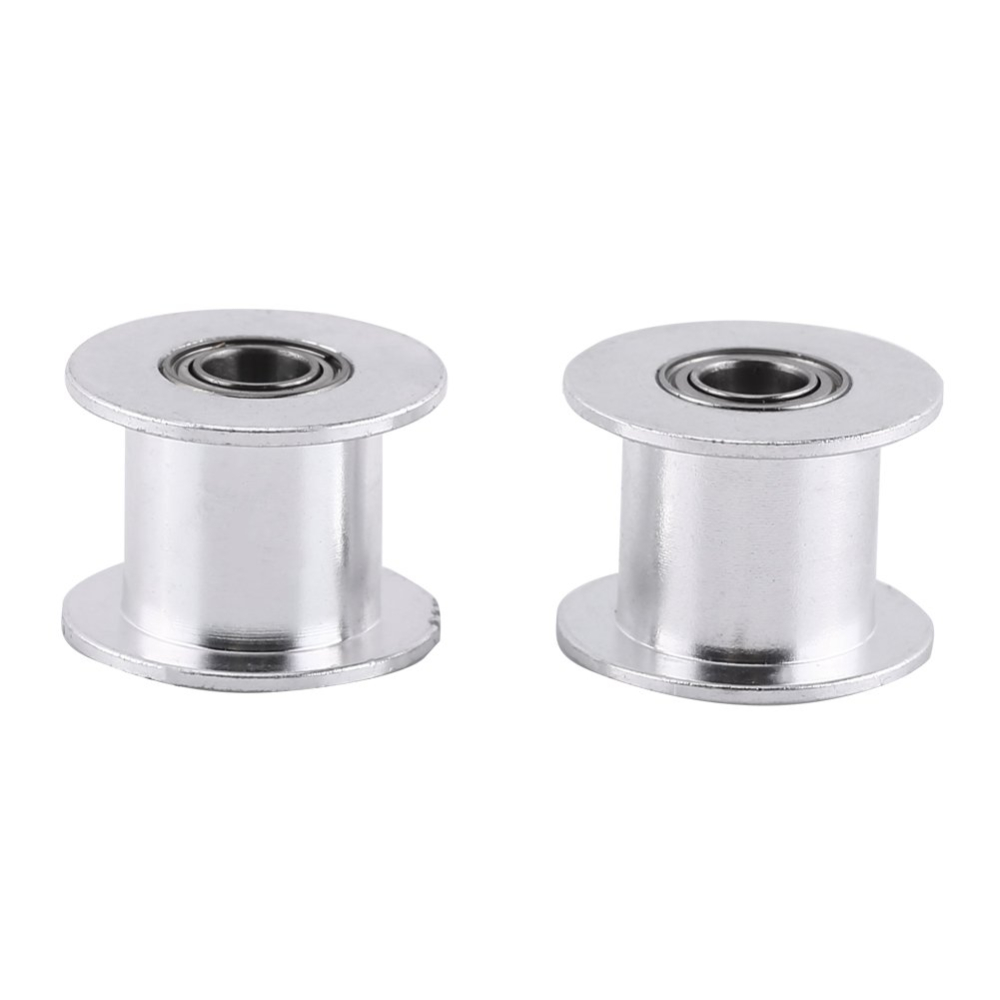 Fulie aluminiu GT2 fără dinți, 5mm, curea 6mm, imprimantă 3D și CNC [5]