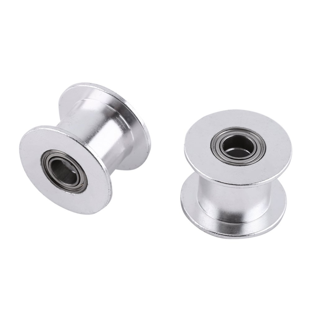 Fulie aluminiu GT2 fără dinți, 5mm, curea 6mm, imprimantă 3D și CNC [4]