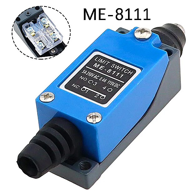 Intrerupator Limitator ME-8111, 5A, Piston de fixare, 250V AC [2]