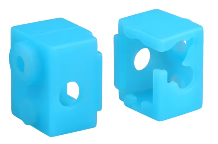 Izolatie din silicon pentru bloc de incalzire E3D V6, 20x16x12mm, albastra [2]