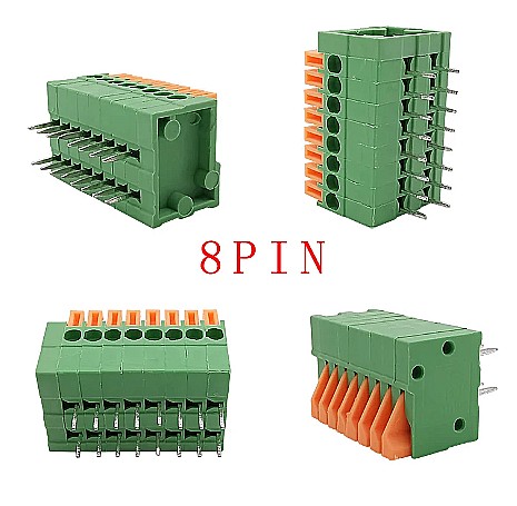 Bloc terminal 8pini KF141R, pas de 2.54 mm [5]