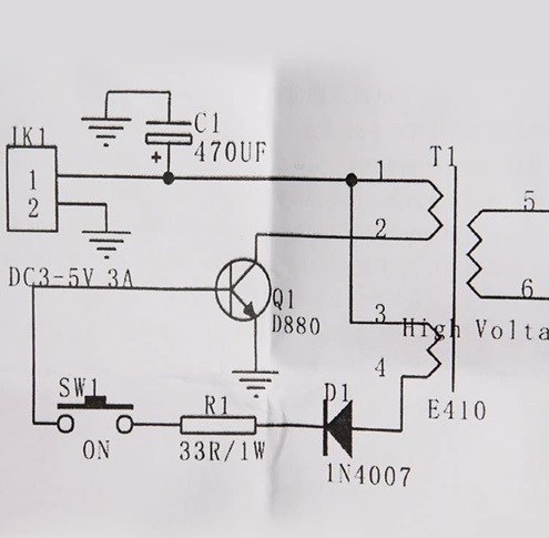 Kit aprinzator, bricheta electrica, DIY [4]
