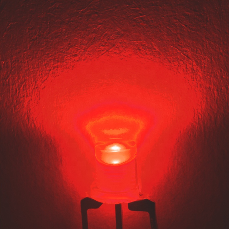 LED bicolor F3 3mm rosu si albastru, 3 pini, catod comun [6]